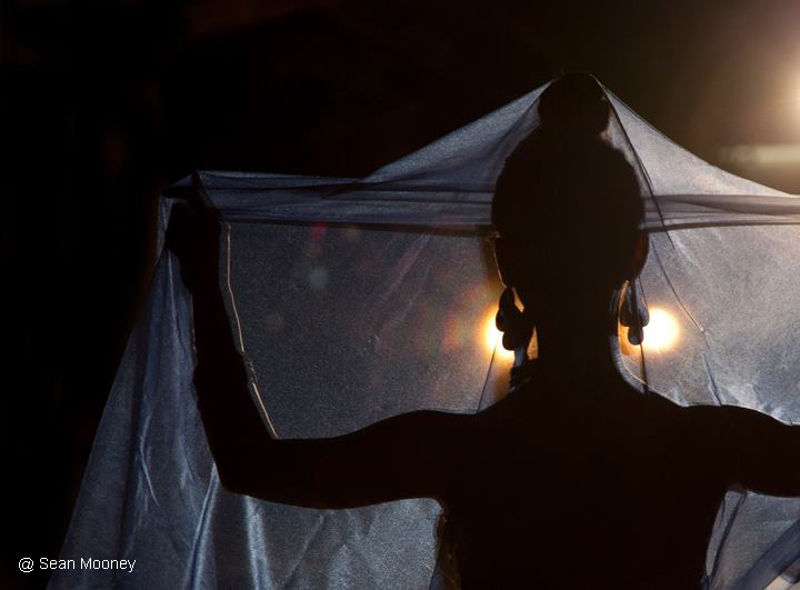 Thai dancer silhouette