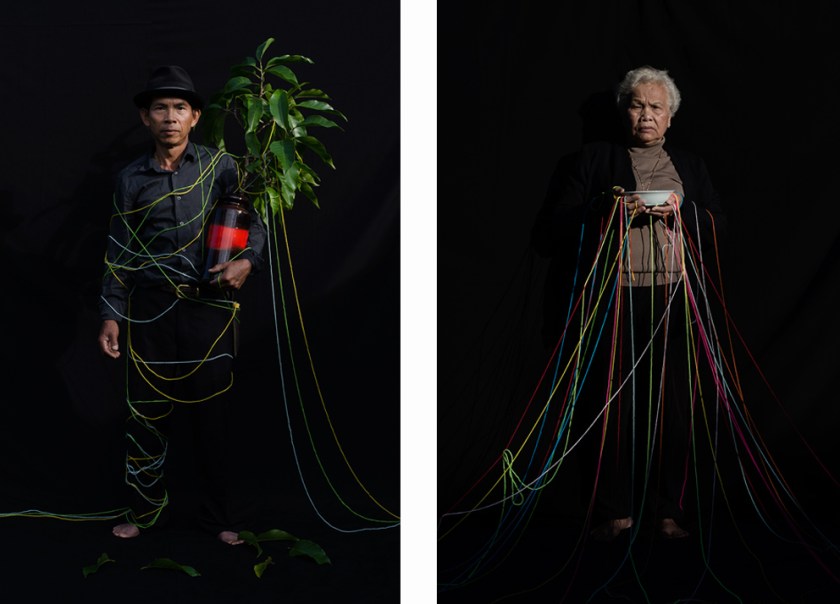 From the series 'Thread': Left: 'Champa' / Right: 'Piss and Drink'