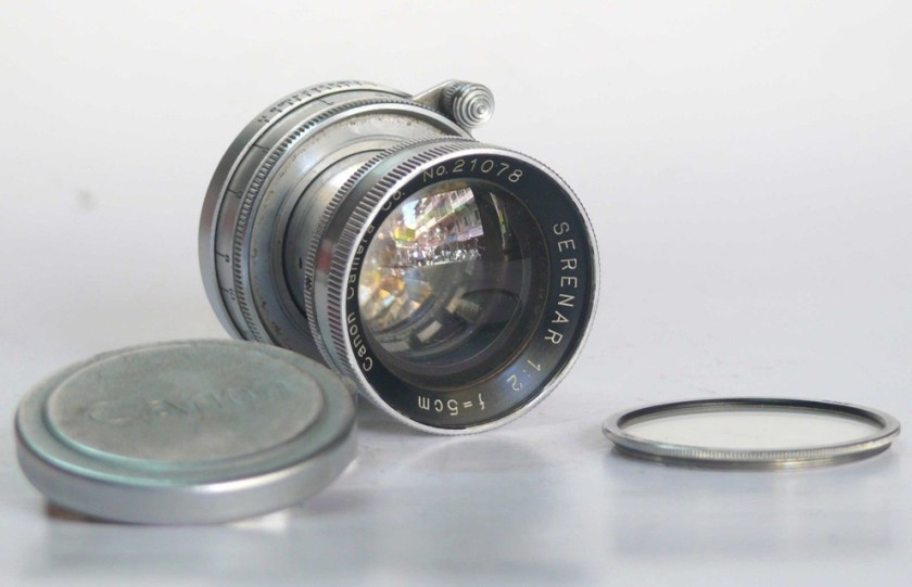 Canon Serenar 5cm 50mm f2 lens