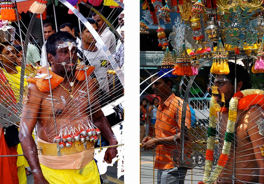 Hindu devotees at Thaipusam festival, Malaysia